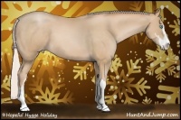 Horse Color:Silver Buckskin Pearl Sabino 