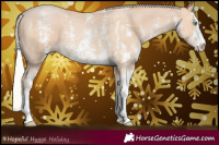 Horse Color:Silver Buckskin Pearl Sabino