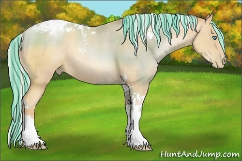 Horse Color:Painted Silver Sable Champagne Pearl Tobiano 
