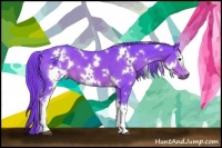 Horse Color:Watercolor White Spotted Liver Chestnut