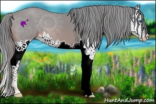 Horse Color:Watercolor Chestnut Splash 