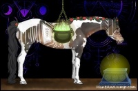 Horse Color:White Spotted Brown Tobiano Rabicano