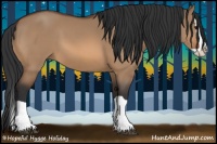 Horse Color:Bay Dun Splash 