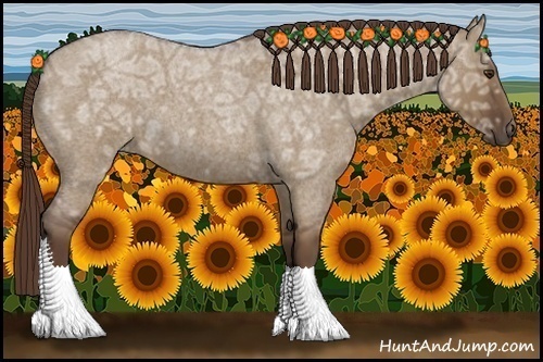 Horse Color:Liver Red Dun Ice Roan 