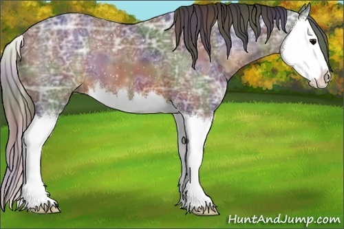 Horse Color:Nacre Brown Ice Splash 