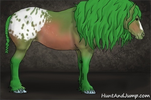 Horse Color:Watercolor Bay Appaloosa 