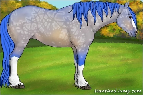Horse Color:Watercolor Bay Ice Dun 