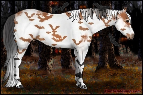 Horse Color:White Spotted Bay Frame 