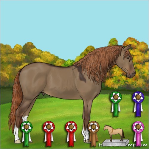 Horse Color:Liver Red Dun
