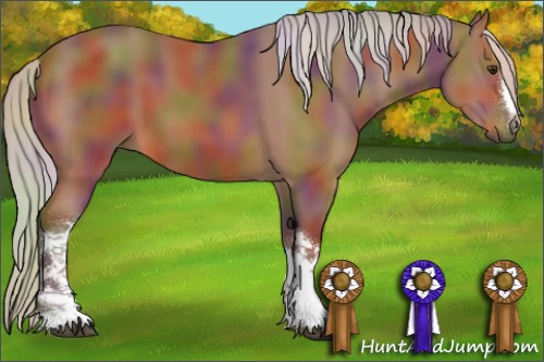 Horse Color:Nacre Silver Bay 