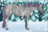 Horse Color:Painted Blue Ice Roan 