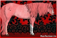 Horse Color:Watercolor Chestnut Rabicano 