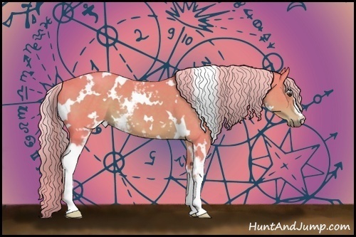 Horse Color:Watercolor White Spotted Liver Chestnut 