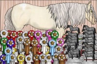 Horse Color:Silver Amber Champagne Roan Dun Appaloosa 