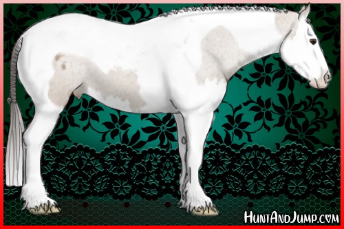 Horse Color:Liver Red Dun Splash Tobiano Varnish 
