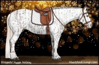 Horse Color:Liver Chestnut Sabino Splash Varnish and Chestnut Sabino Splash Varnish