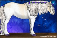 Horse Color:White Spotted Silver Sable Champagne Pearl Dun Rabicano