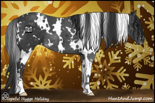 Horse Color:White Spotted Smoky Black