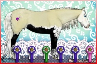 Horse Color:Watercolor Palomino Splash
