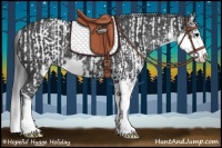 Horse Color:Black Sabino  and Black Sabino 