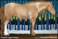 Horse Color:White Spotted Liver Chestnut Pearl 