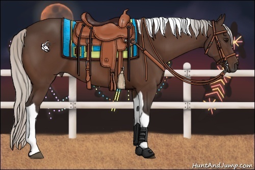 Horse Color:Silver Bay Tobiano