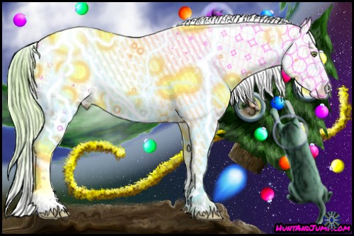 Horse Color:Watercolor Gold Champagne Roan Dun Splash Tobiano Frame Blanket Rabicano