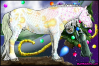 Horse Color:Watercolor Gold Champagne Roan Dun Splash Tobiano Frame Blanket Rabicano