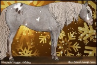 Horse Color:White Spotted Liver Chestnut Varnish 