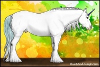 Horse Color:Watercolor Black Appaloosa Rabicano 