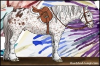 Horse Color:Brown Snowflake Varnish 