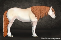Horse Color:Sable Champagne Pearl Onyx Sabino Rabicano