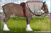 Horse Color:Silver Black Sabino 