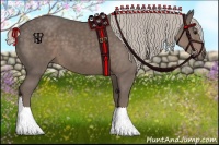 Horse Color:Silver Black Sabino