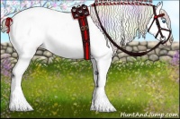 Horse Color:Nacre Liver Chestnut Sabino Splash Blanket