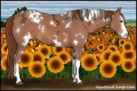 Horse Color:White Spotted Chestnut Ice Splash 