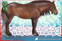 Horse Color:Chocolate Brown 