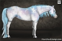 Horse Color:Watercolor White Spotted Liver Red Onyx
