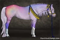 Horse Color:Watercolor Silver Buckskin Dun Tobiano 