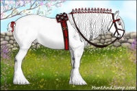 Horse Color:Silver Black Chinchilla Sabino