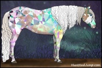 Horse Color:Silver Buckskin Roan Splash Tobiano 