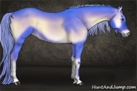 Horse Color:Watercolor Liver Red Onyx Roan 