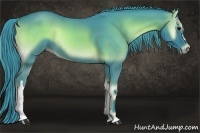 Horse Color:Watercolor Smoky Blue Onyx 