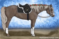 Horse Color:Silver Black 