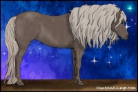 Horse Color:Silver Black  Brindle