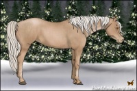 Horse Color:Silver Black Pearl  Brindle