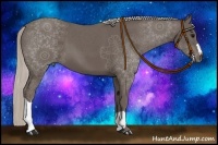 Horse Color:Silver Black 