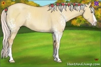 Horse Color:White Spotted Silver Classic Champagne Dun Splash 