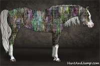 Horse Color:Plaid  Chocolate Palomino Ice Splash 