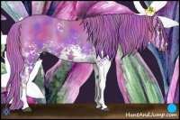 Horse Color:Nacre Watercolor White Spotted Chestnut Sabino 